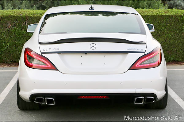 white 2012 Mercedes cls63