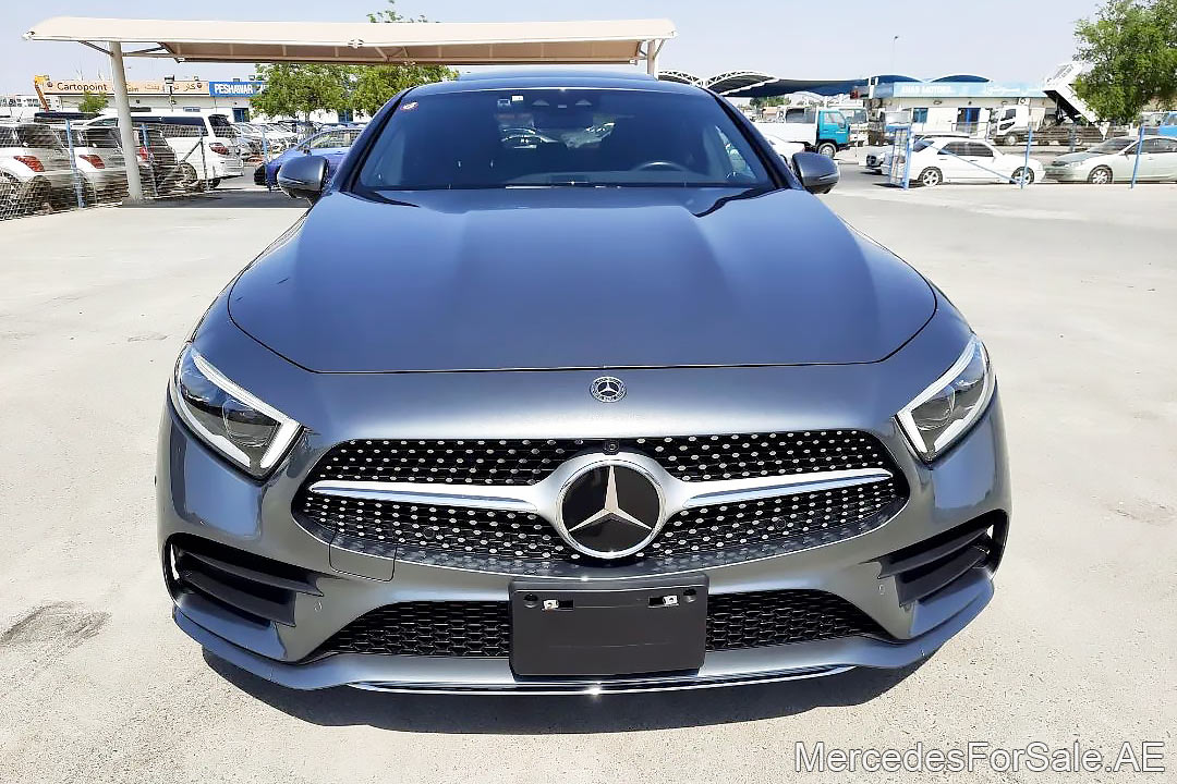 grey 2020 Mercedes cls450