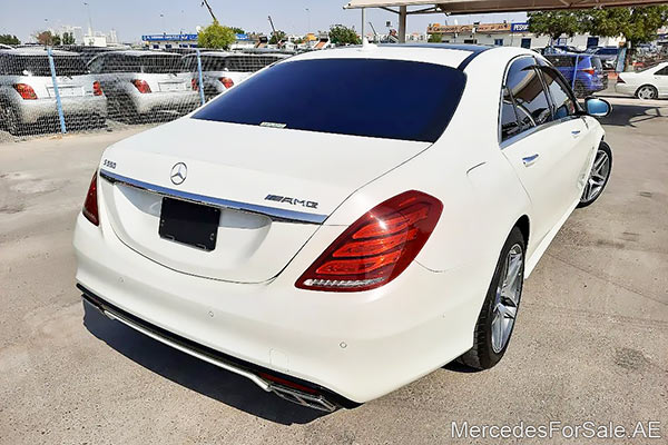 white 2014 Mercedes s550l