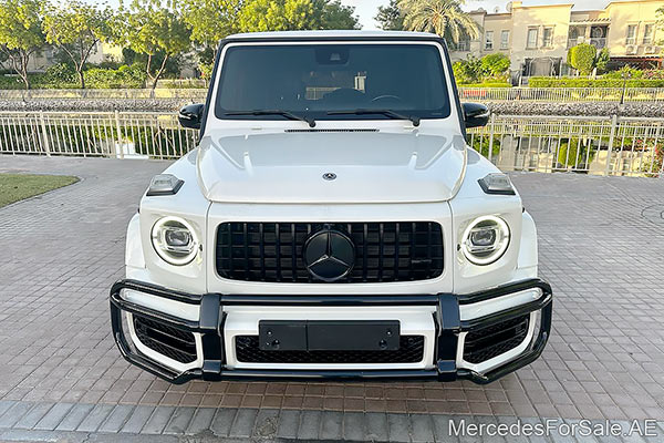 white 2019 Mercedes g63