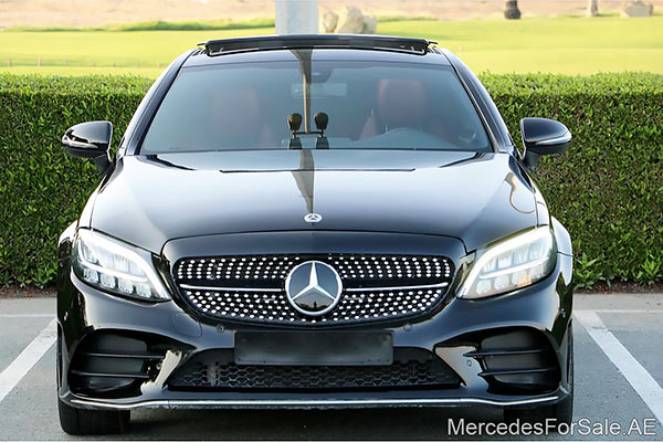 black 2021 Mercedes c200