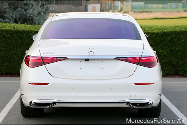 white 2021 Mercedes s500