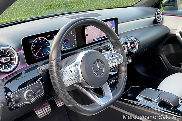 black 2019 Mercedes a250