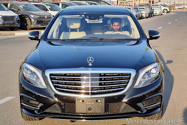 Image of a pre-owned 2015 black Mercedes-Benz S500 car