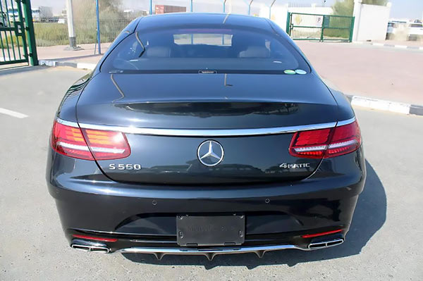 black 2018 Mercedes s560