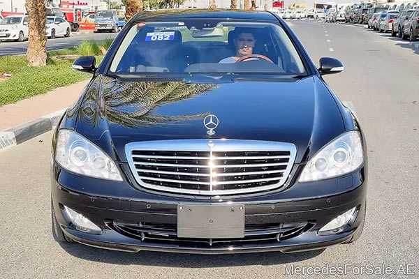 Image of a pre-owned 2007 black Mercedes-Benz S550L car