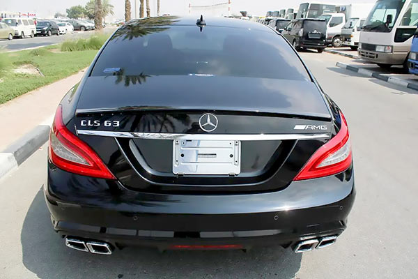 black 2013 Mercedes cls63