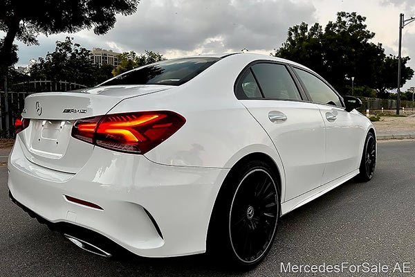 white 2019 Mercedes a220