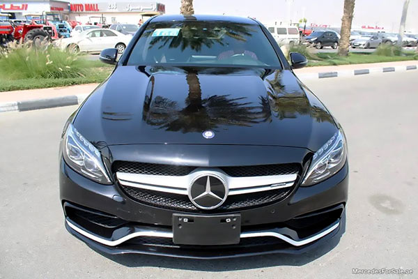 Image of a pre-owned 2016 black Mercedes-Benz C63S car