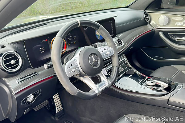 grey 2019 Mercedes e63s