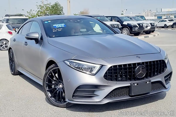 grey 2019 Mercedes cls450