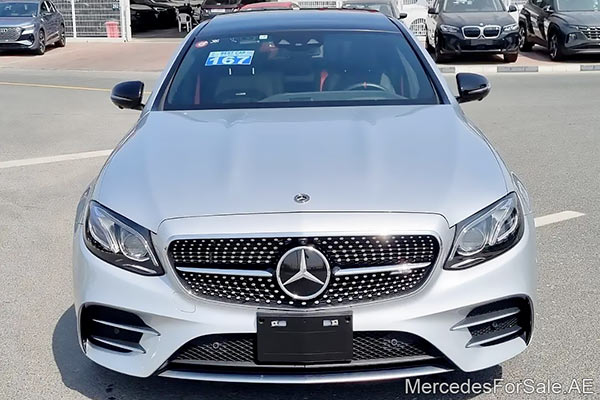 Image of a pre-owned 2019 silver Mercedes-Benz E53 car