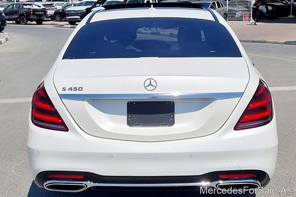 white 2019 Mercedes s450