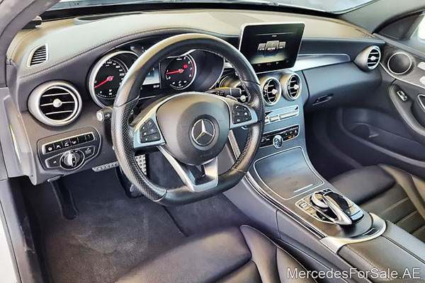 black 2016 Mercedes c200