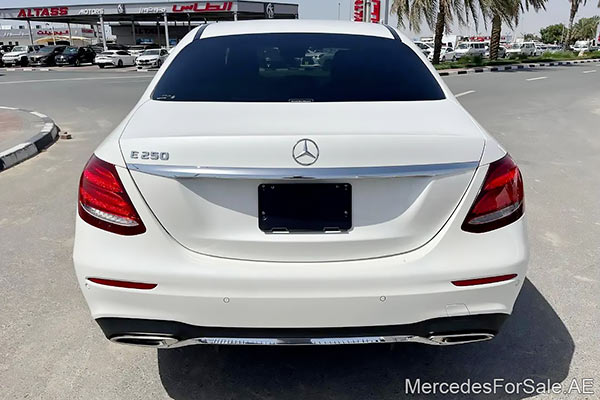 white 2019 Mercedes e250