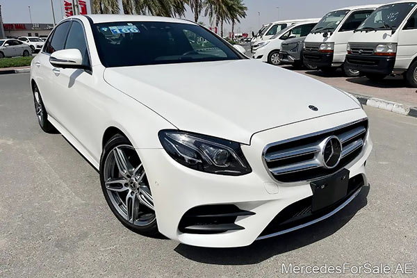 white 2019 Mercedes e250