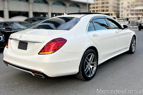 white 2015 Mercedes s550