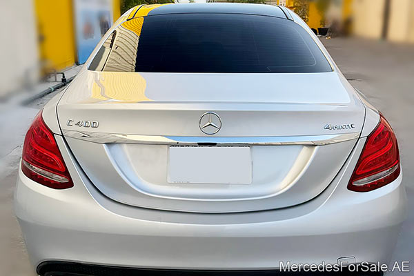 silver 2015 Mercedes c400