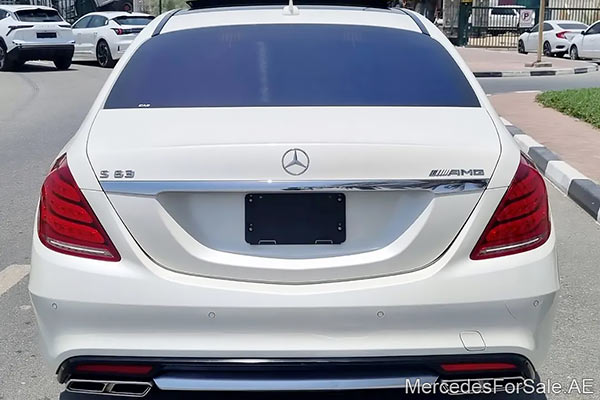 مرسيدس s550 لون ابيض موديل 2014