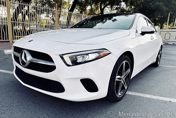 white 2019 Mercedes a220