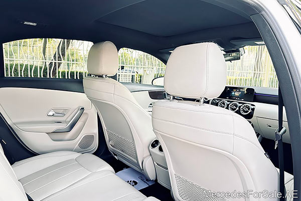 white 2019 Mercedes a220