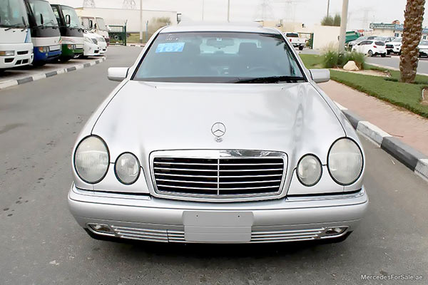 silver 1997 Mercedes e420