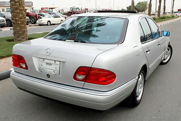 silver 1997 Mercedes e420