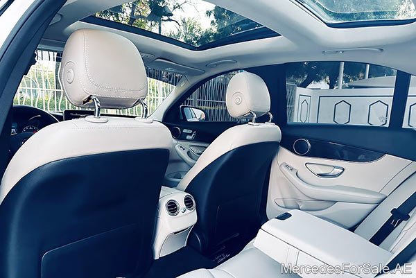 white 2017 Mercedes c300