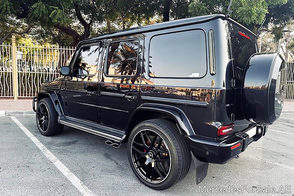 black 2019 Mercedes g63