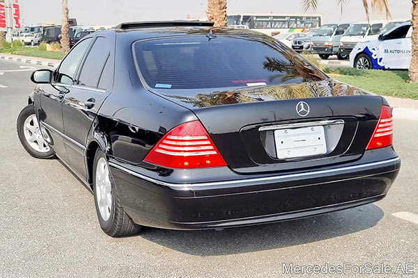 black 2003 Mercedes s350