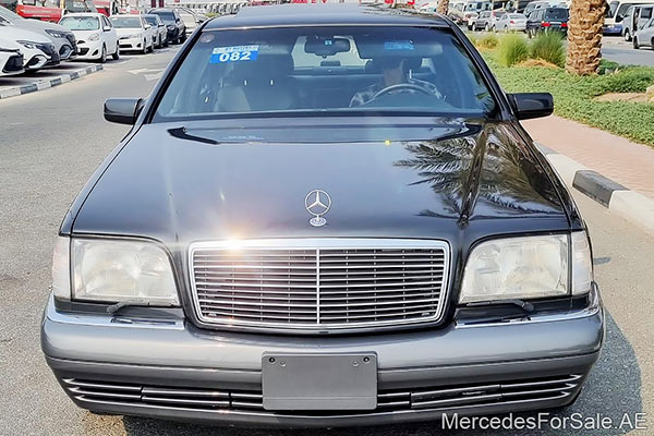 black 1996 Mercedes s500