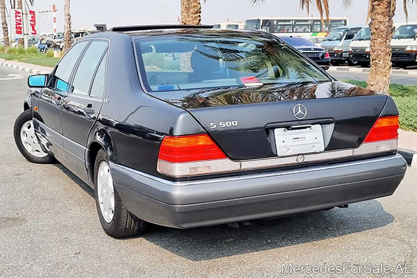 black 1996 Mercedes s500