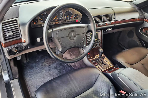 black 1996 Mercedes s500