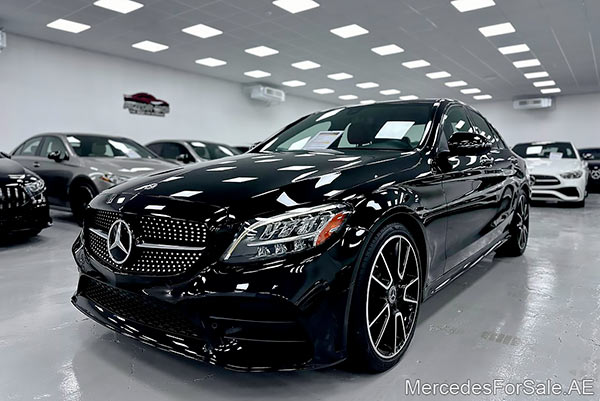 black 2020 Mercedes c300