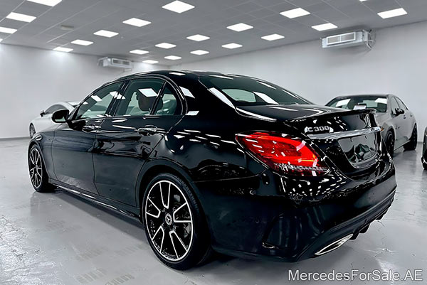 black 2020 Mercedes c300