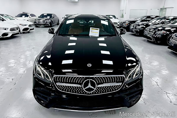Image of a pre-owned 2019 black Mercedes-Benz E300 car