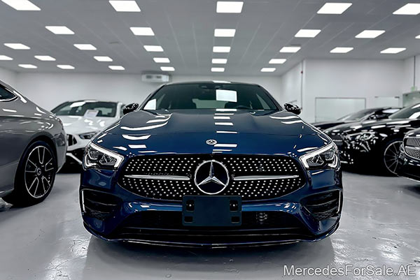 Image of a pre-owned 2023 blue Mercedes-Benz Cla250 car