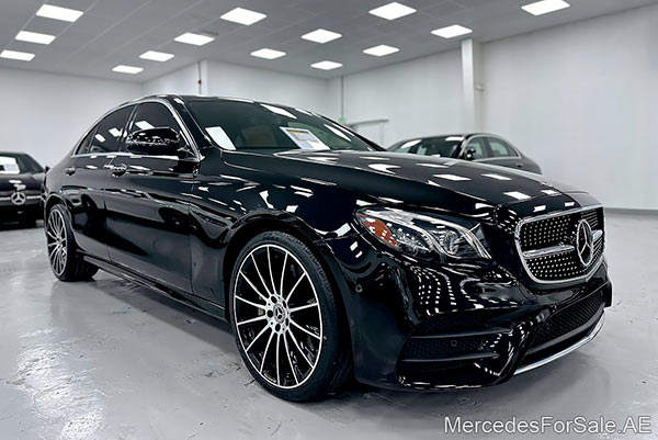 black 2020 Mercedes e350