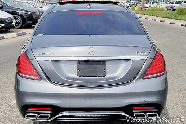 grey 2018 Mercedes s63