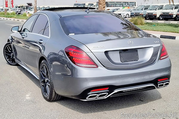 grey 2018 Mercedes s63