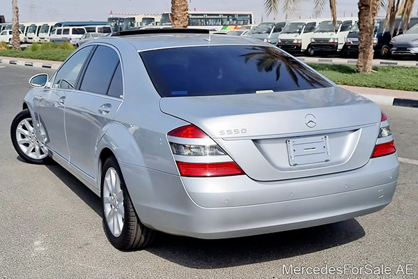 silver 2009 Mercedes s550