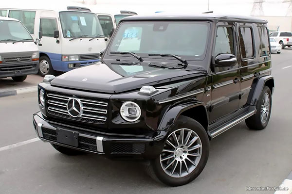 Image of a pre-owned 2020 black Mercedes-Benz G550 car