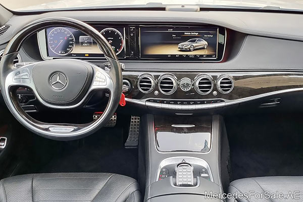 مرسيدس s550 لون فضي موديل 2014