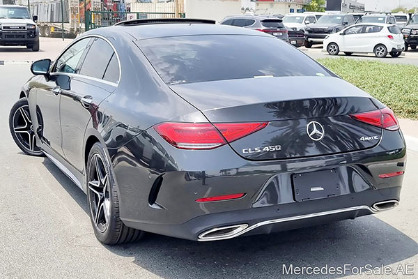 black 2019 Mercedes cls450