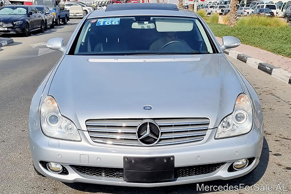 silver 2007 Mercedes cls