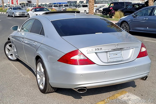 silver 2007 Mercedes cls