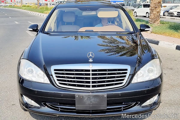 black 2008 Mercedes s550