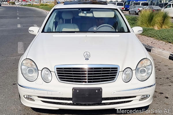 Image of a pre-owned 2006 white Mercedes-Benz E350 car