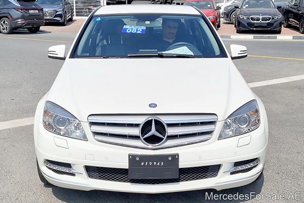 white 2011 Mercedes c300