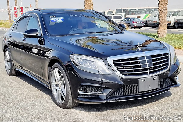 black 2017 Mercedes s400